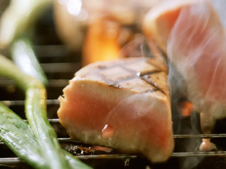 Gegrilltes Thunfischsteak