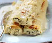 Cannelloni mit Ricotta und Spinat