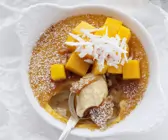 Creme brulee mit Mango
