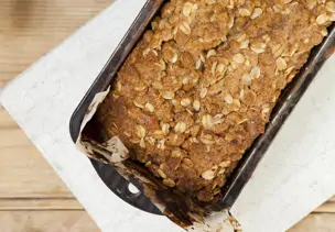 Haferflocken-Walnuss-Kuchen