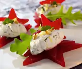 Rote-Bete mit Ricottaklößchen