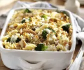 Hähnchen-Nudel-Auflauf mit Brokkoli