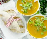 Kürbissuppe mit Orange