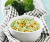 Melonenkaltschale mit Safran