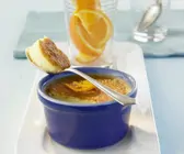 Überbackener Orangenpudding