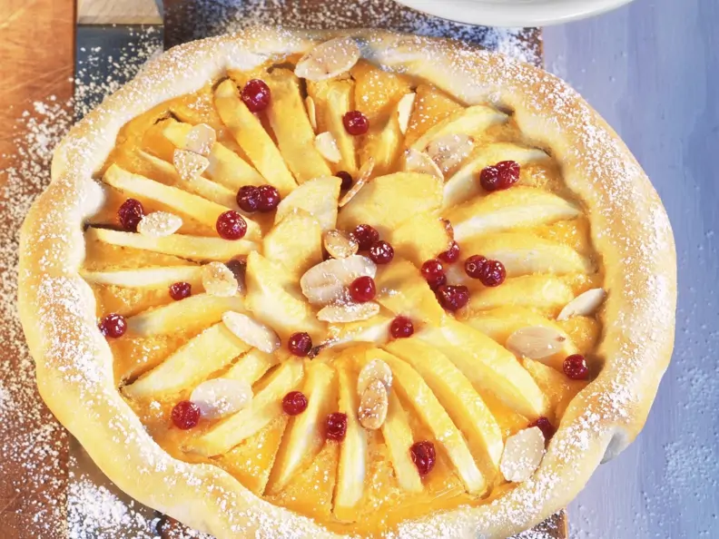 Obstkuchen nach Schweizer-Art (Wähe)