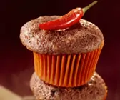 Schokoladenmuffins mit Chili