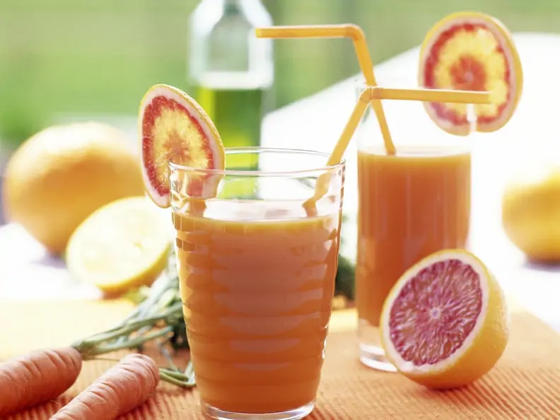 Möhren-Orangen-Drink