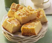 Apfel-Quark-Kuchen mit Mandeln