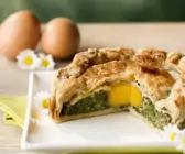 Ei-Spinat-Torte zu Ostern