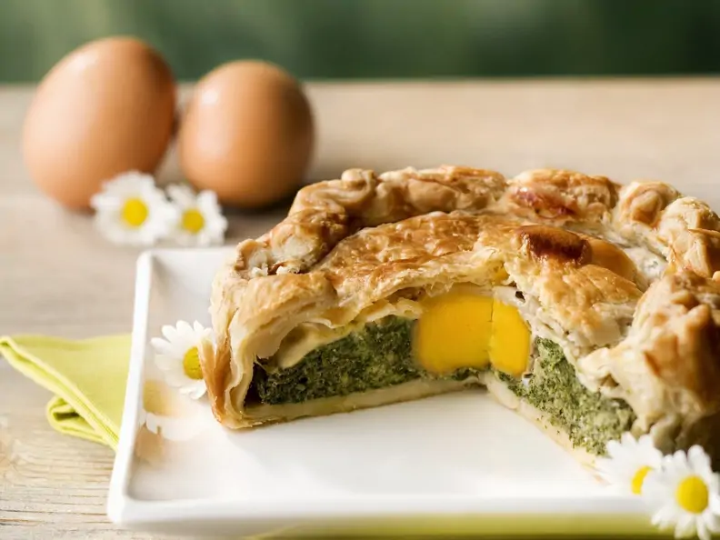 Ei-Spinat-Torte zu Ostern