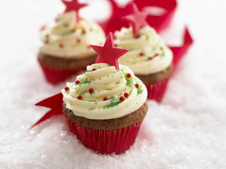 Cupcakes zu Weihnachten