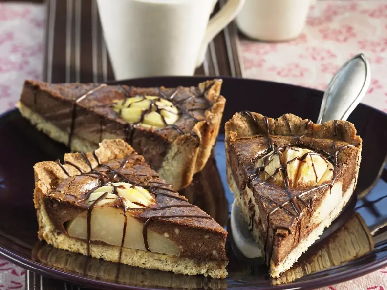 Schoko-Birnen-Kuchen