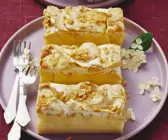 Apfelkuchen mit Erdnuss-Baiser-Topping