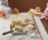 Birnenkuchen mit Streuseln