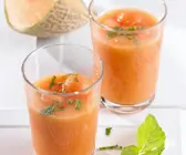 Kalte Melonensuppe mit Minze
