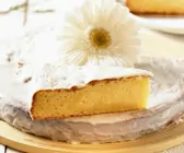 Marzipankuchen mit Zuckerguss