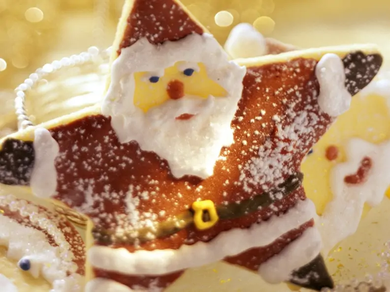 Gebackener Weihnachtsmann