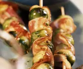 Rosenkohl-Schinken-Spieße