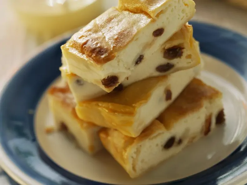 Quarkstrudel mit Rosinen