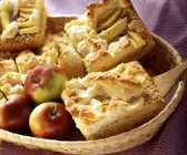 Apfel-Kokos-Kuchen mit Baiser