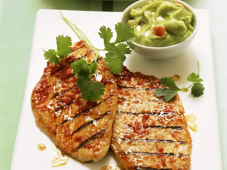 Putenbrust mit Avocadocreme