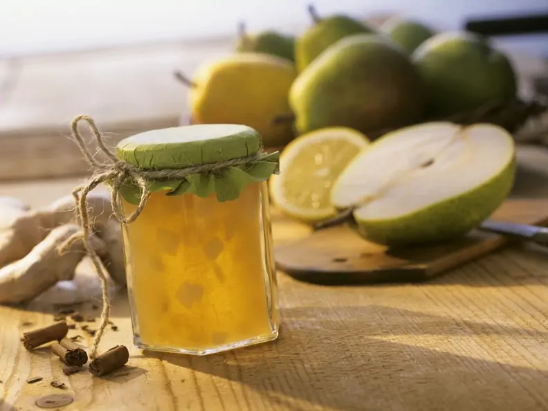 Birnen-Ingwer-Marmelade mit Zimt