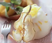 Buttermilchgelee mit Birne