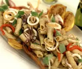 Pasta mit Tintenfisch