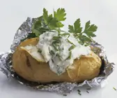 Folienkartoffel mit Kräuterquark