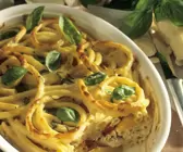 Makkaroniauflauf mit Paprika