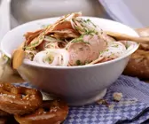 Wurstsalat auf bayerische Art