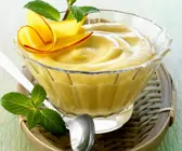 Mangocreme auf asiatische Art