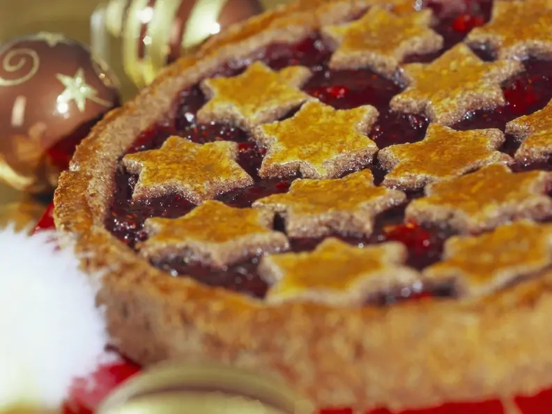 Linzertorte mit Sternen