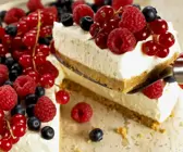Frischkäse-Beeren-Tarte