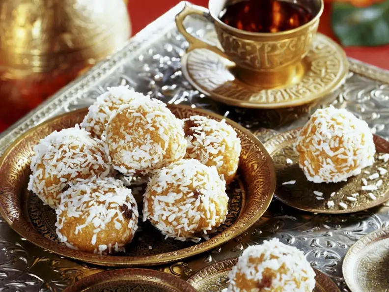 Süße Kichererbsenbällchen