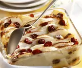 Quark-Apfel-Gratin mit Cranberries
