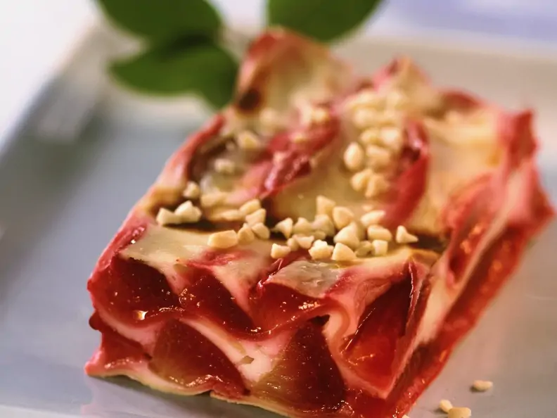 Süße Lasagne mit Zwetschgen