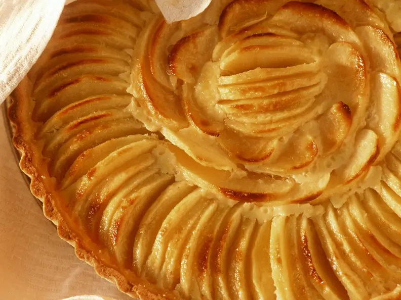 Apfelkuchen auf französische Art