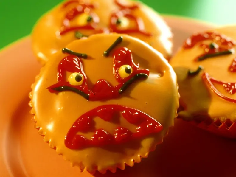 Gruselige Halloween-Muffins