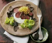 Filet vom Rehrücken mit Trüffeln und Pastinakenmousse