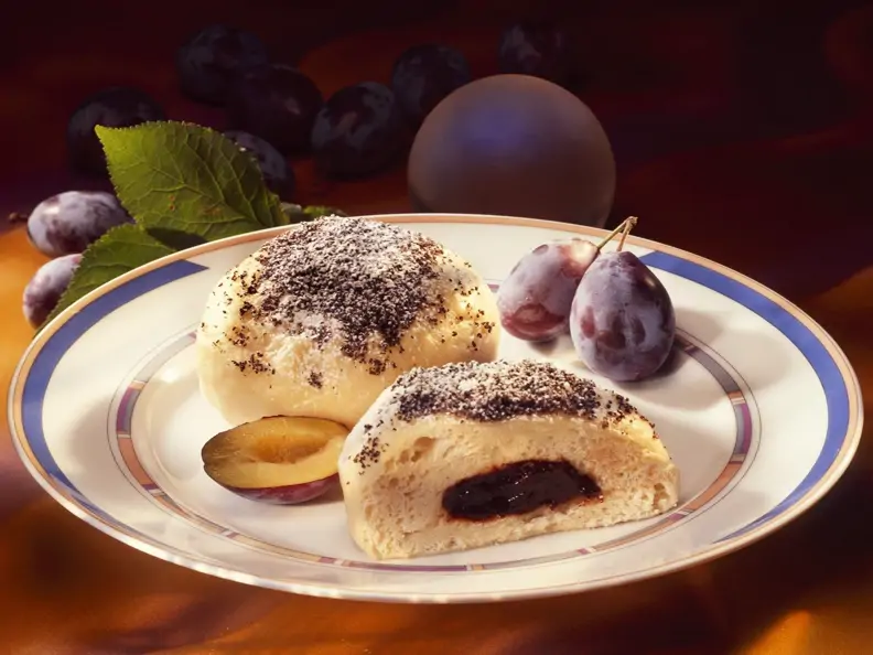 Germknödel mit Pflaumen