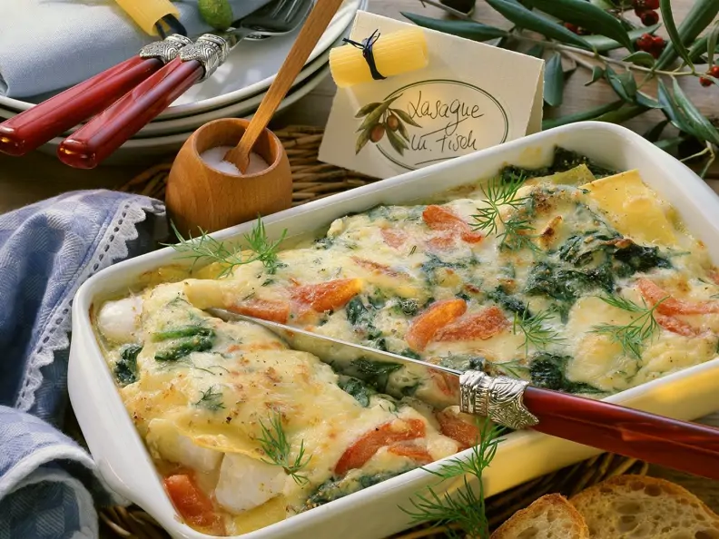 Fisch-Lasagne