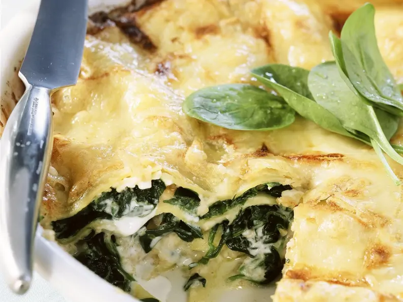 Lasagne mit Spinat