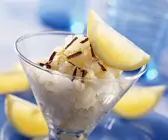 Sorbet von Birne und Ingwer