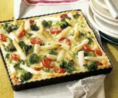 Spargelkuchen mit Brokkoli