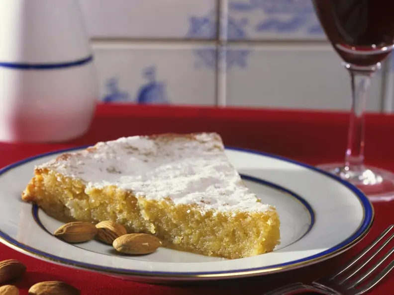 Mandelkuchen auf portugiesische Art
