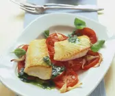 Seelachs mit Tomaten