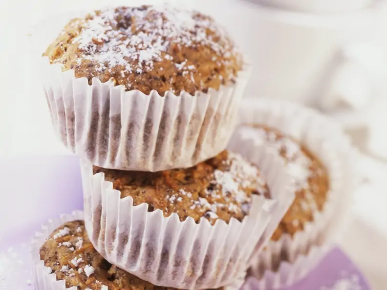 Karottenmuffins mit Mohn