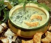 Cremige Brennnesselsuppe